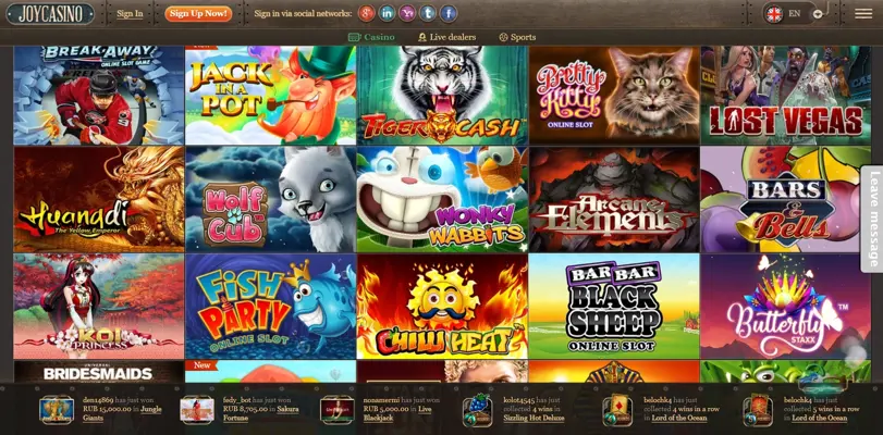 Казино Joycasino android App screenshot 0