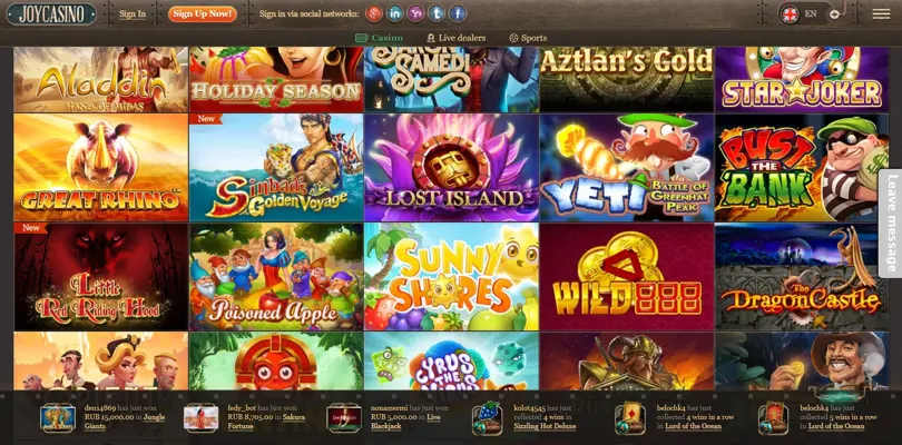 Казино Joycasino android App screenshot 2