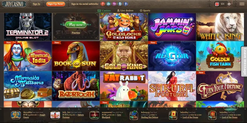 Казино Joycasino android App screenshot 4